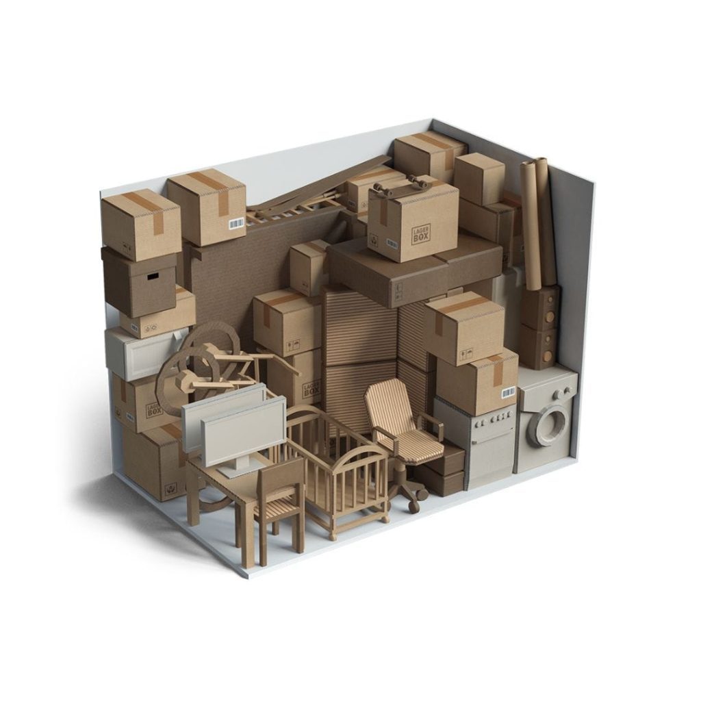 XL opslagruimte indeling